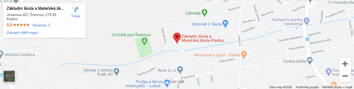 Расположение школы на картах Google